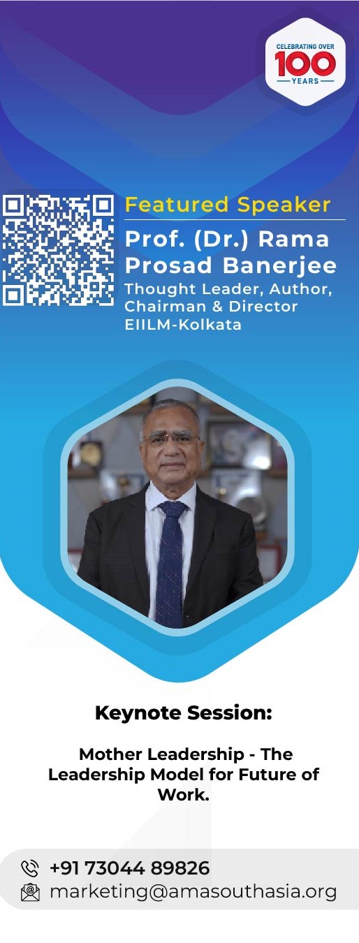 AMA speaker Prof. (Dr.) Rama Prosad Banerjee