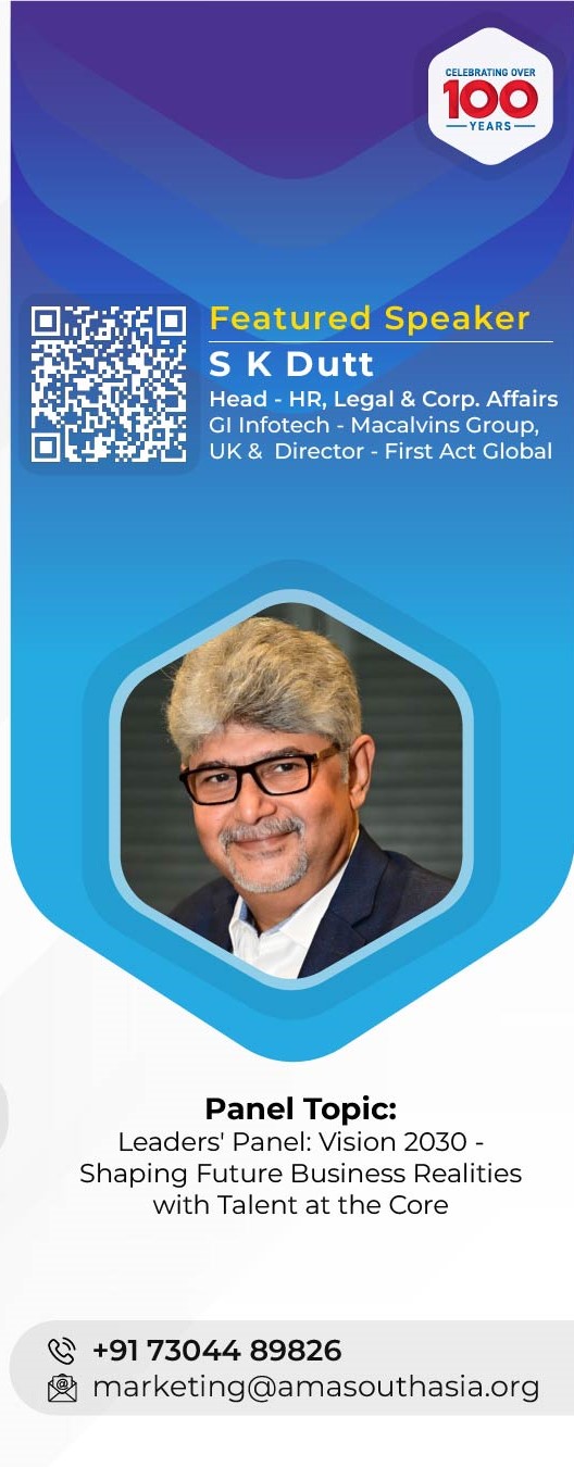 AMA speaker S K Dutt