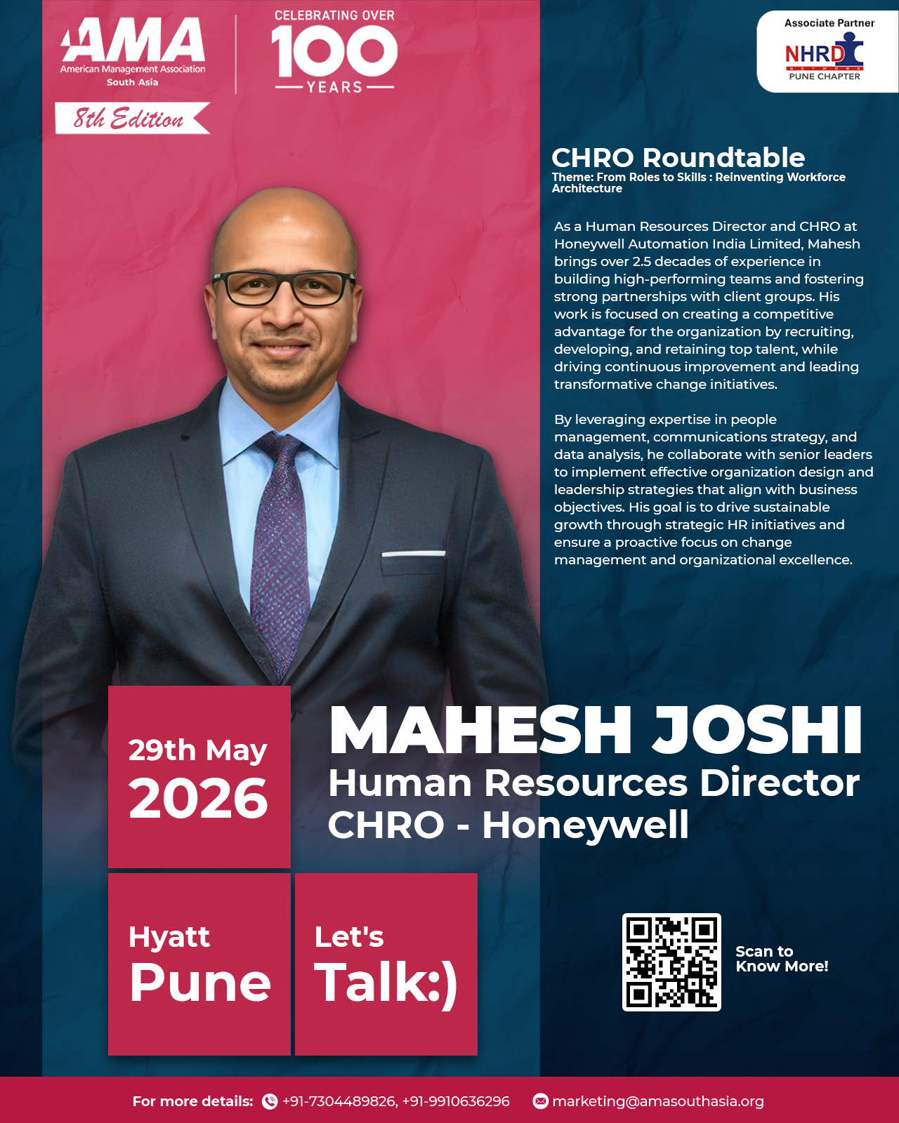 Mahesh Joshi - Human Resources Director CHRO